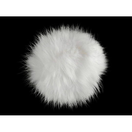 Pompon blană artificială, Ø4-6 cm | Mimib