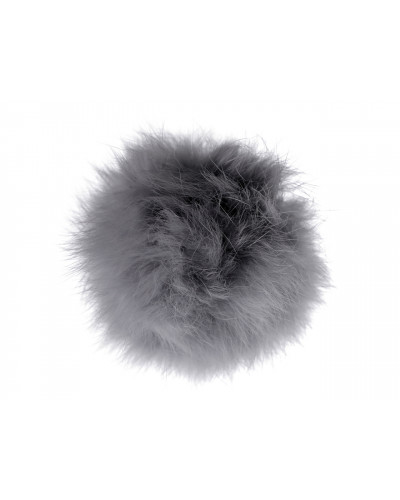 Pompon blană artificială, Ø4-6 cm | Mimib