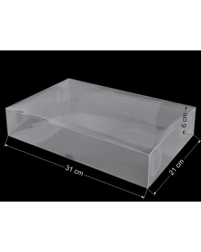 Cutie din plastic transparent cu capac | Mimib