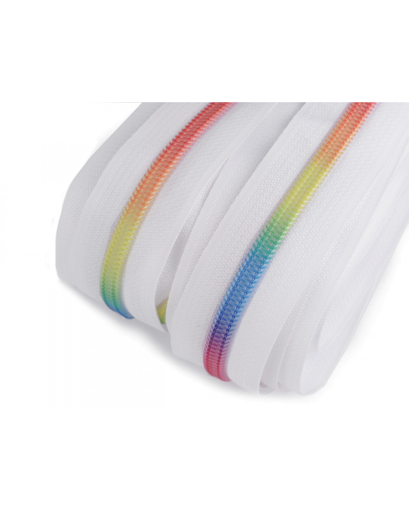 Fermoar spiralat metraj, efect curcubeu No 5 | Mimib