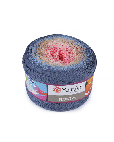 Fir de tricotat Flowers, 250 g | Mimib