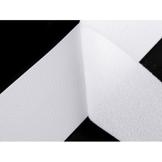 Bandă arici cu profil mic, complet (puf + scai), 50 mm | Mimib