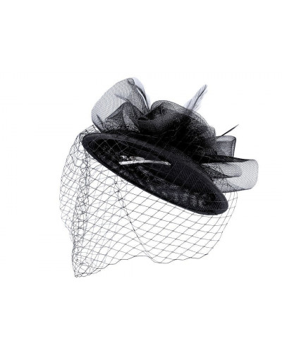 Fascinator mini pălărie cu voaletă | Mimib