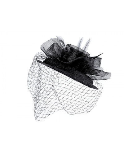 Fascinator mini pălărie cu voaletă | Mimib