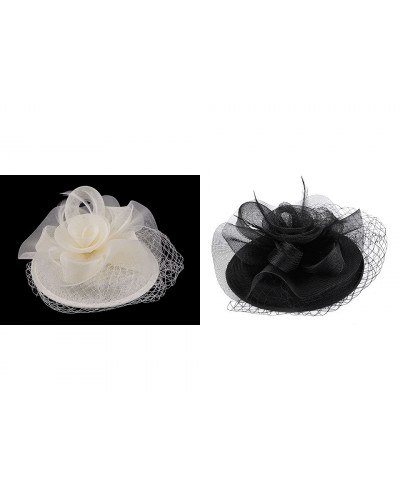 Fascinator mini pălărie cu voaletă | Mimib