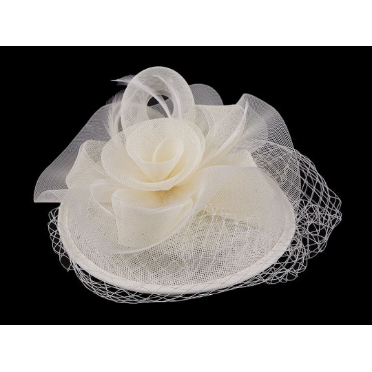 Fascinator mini pălărie cu voaletă | Mimib