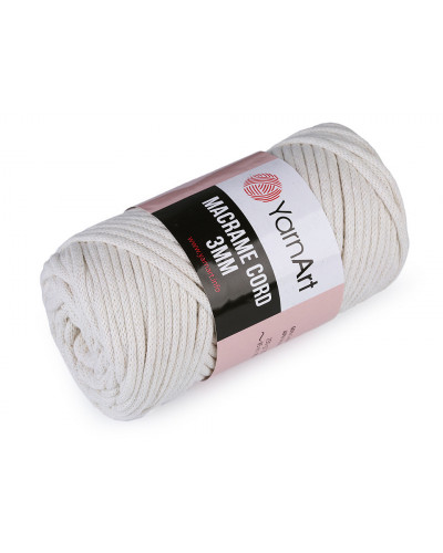 Fir de tricotat / croșetat Macrame Cord, 250 g | Mimib