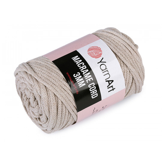 Fir de tricotat / croșetat Macrame Cord, 250 g | Mimib