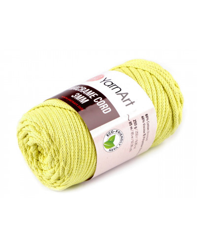 Fir de tricotat / croșetat Macrame Cord, 250 g | Mimib