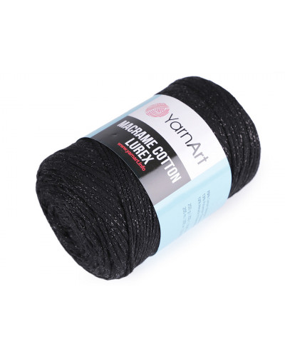 Fir de tricotat / croșetat Macrame Cotton lurex, 250 g | Mimib