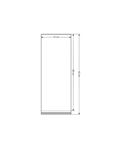 Pungi cu clapetă adezivă, 13x38 cm | Mimib