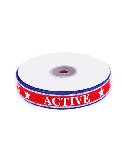 Bandă decorativă Active / vipușcă, lățime 22 mm | Mimib