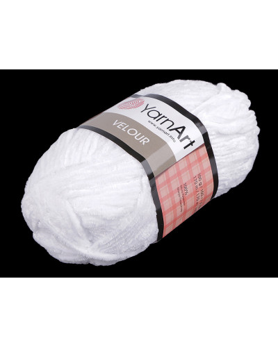 Fir de tricotat plușat Velour, 100 g | Mimib