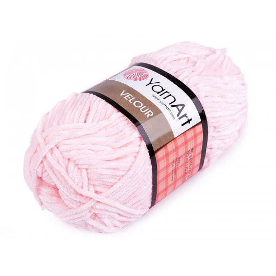 Fir de tricotat plușat Velour, 100 g | Mimib