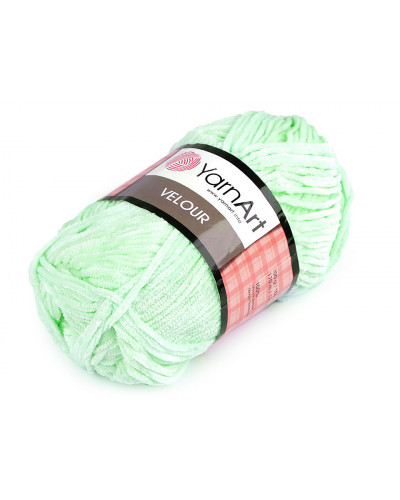 Fir de tricotat plușat Velour, 100 g | Mimib