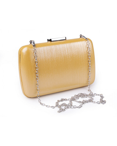 Poșetă clutch cu efect metalizat | Mimib