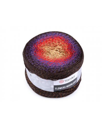 Fir de tricotat Flowers Moonlight, 260 g | Mimib