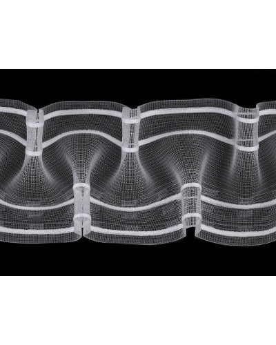 Rejansă transparentă zig-zag, lățime 10 cm | Mimib