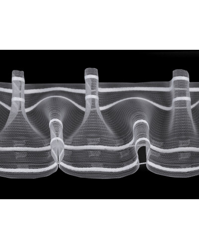 Rejansă transparentă zig-zag, lățime 10 cm | Mimib