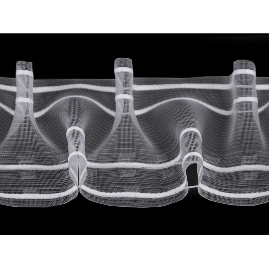 Rejansă transparentă zig-zag, lățime 10 cm | Mimib