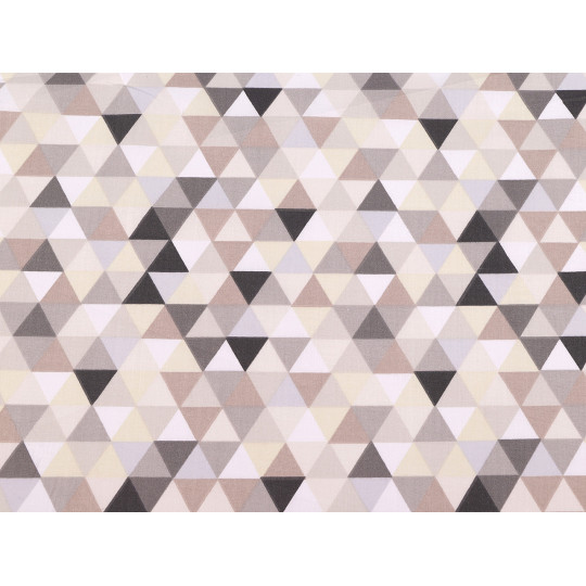 Material bumbac imprimat, motive geometrice | Mimib