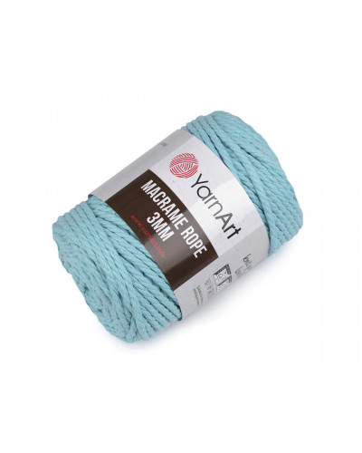 Fir de tricotat / croșetat Macrame Rope, 3 mm, 250 g | Mimib