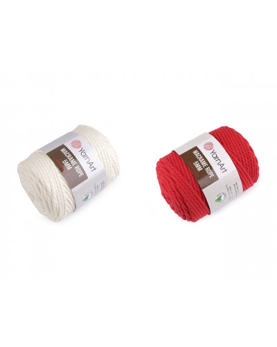 Fir de tricotat / croșetat Macrame Rope, 5 mm,  500 g | Mimib