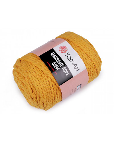 Fir de tricotat / croșetat Macrame Rope, 5 mm,  500 g | Mimib