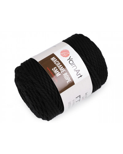 Fir de tricotat / croșetat Macrame Rope, 5 mm,  500 g | Mimib