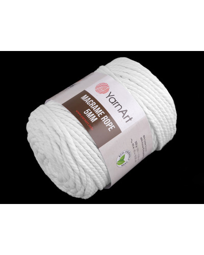 Fir de tricotat / croșetat Macrame Rope, 5 mm,  500 g | Mimib