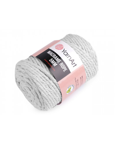 Fir de tricotat / croșetat Macrame Rope, 5 mm,  500 g | Mimib