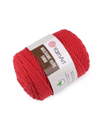 Fir de tricotat / croșetat Macrame Rope, 5 mm,  500 g | Mimib