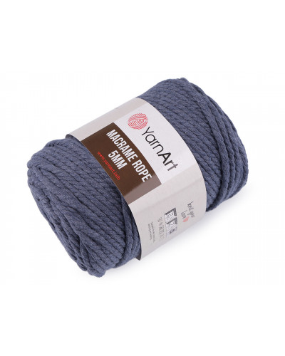 Fir de tricotat / croșetat Macrame Rope, 5 mm,  500 g | Mimib