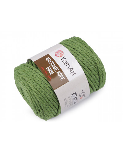 Fir de tricotat / croșetat Macrame Rope, 5 mm,  500 g | Mimib