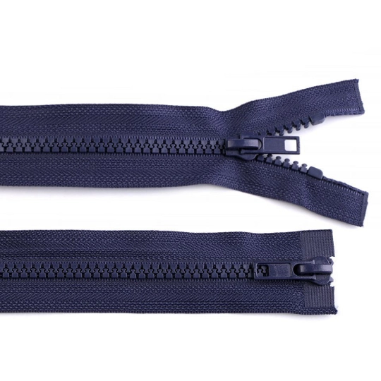 Fermoar plastic detașabil, două cursoare, lungime 75 cm | Mimib