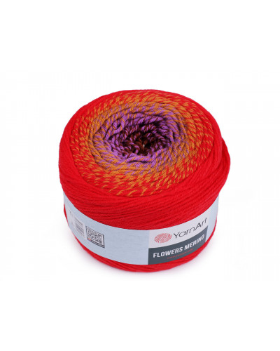 Fir de tricotat Flowers merino, 225 g | Mimib