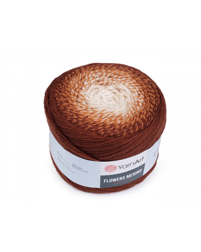 Fir de tricotat Flowers merino, 225 g | Mimib