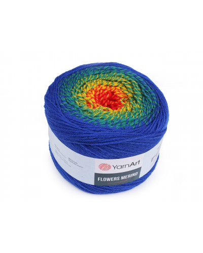 Fir de tricotat Flowers merino, 225 g | Mimib