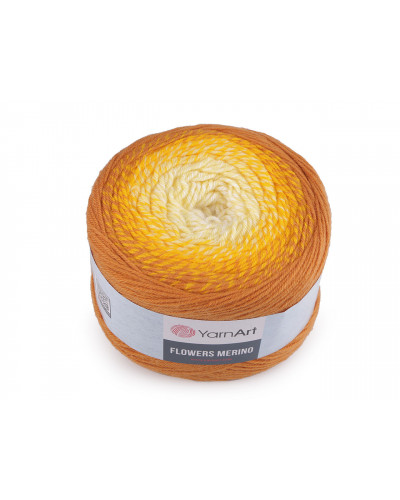 Fir de tricotat Flowers merino, 225 g | Mimib