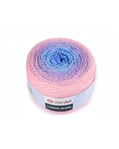 Fir de tricotat Flowers merino, 225 g | Mimib