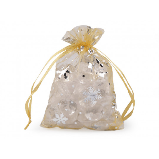 Săculeț organza pentru cadouri, 7x8,5 cm | Mimib