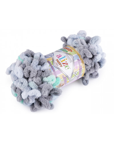 Fir de tricotat Alize Puffy color, 100 g | Mimib