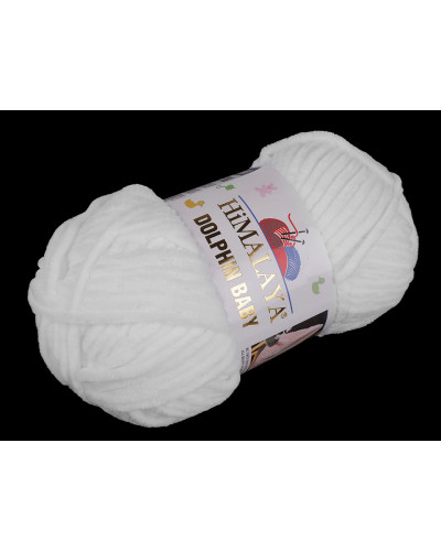 Fir de tricotat plușat Dolphin Baby 100 g | Mimib