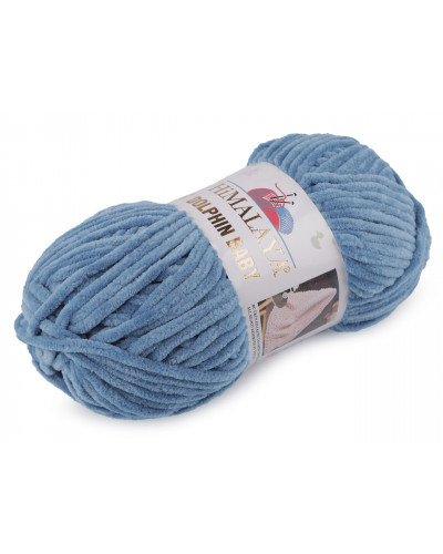 Fir de tricotat plușat Dolphin Baby 100 g | Mimib