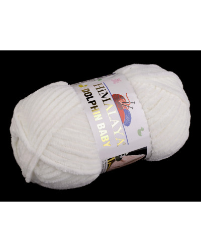 Fir de tricotat plușat Dolphin Baby 100 g | Mimib