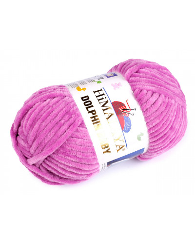 Fir de tricotat plușat Dolphin Baby 100 g | Mimib