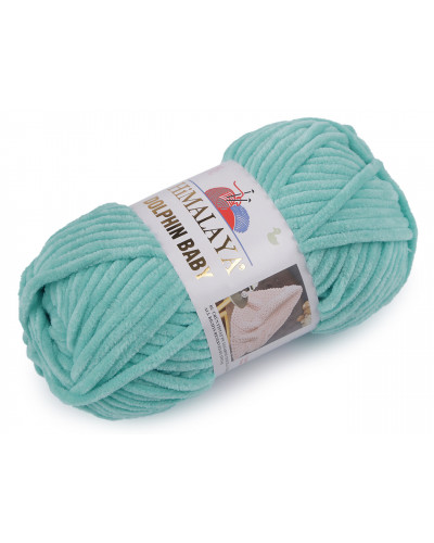 Fir de tricotat plușat Dolphin Baby 100 g | Mimib