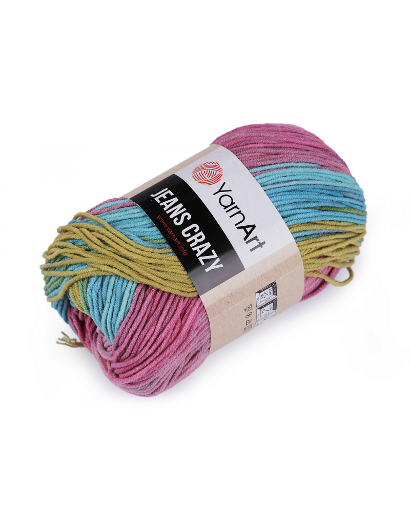 Fir de tricotat Jeans Crazy 50 g | Mimib Fir de tricotat Jeans Crazy 50 g | Mimib