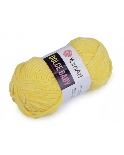 Fir de tricotat plușat Dolce Baby 50 g | Mimib