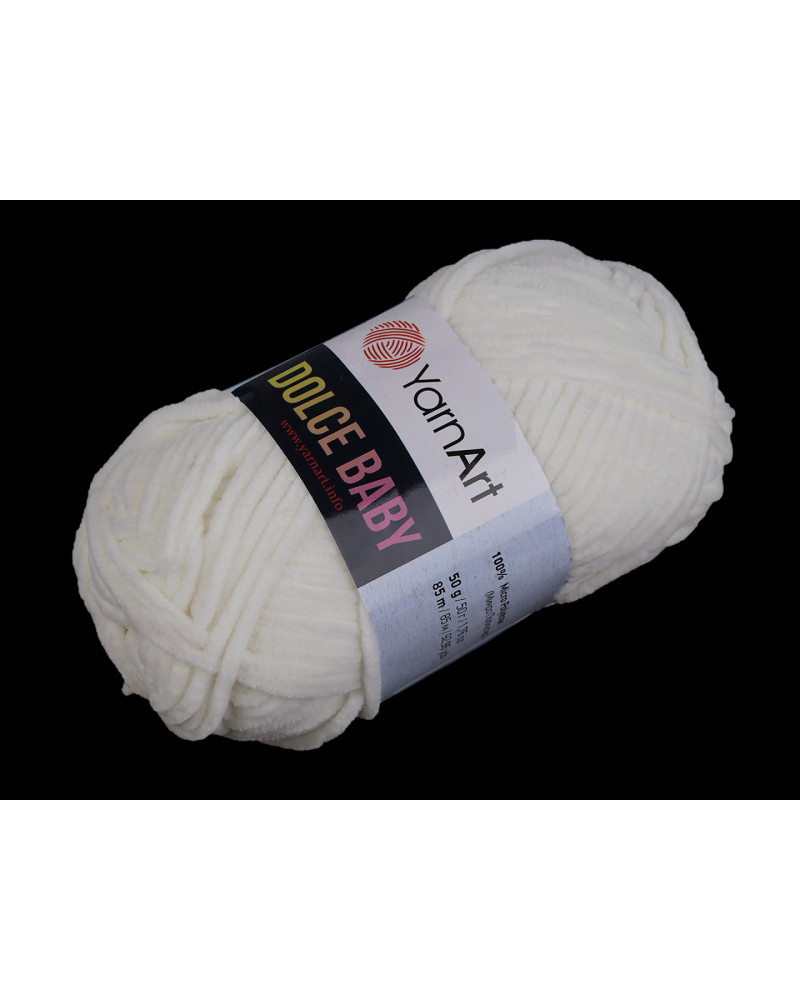 Fir de tricotat plușat Dolce Baby 50 g | Mimib